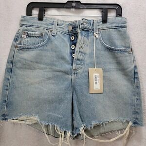AG-ED Denim Baggy Fit‎ Clove Short Vintage Style Women's Sz 27 NWT $178 AG Jeans